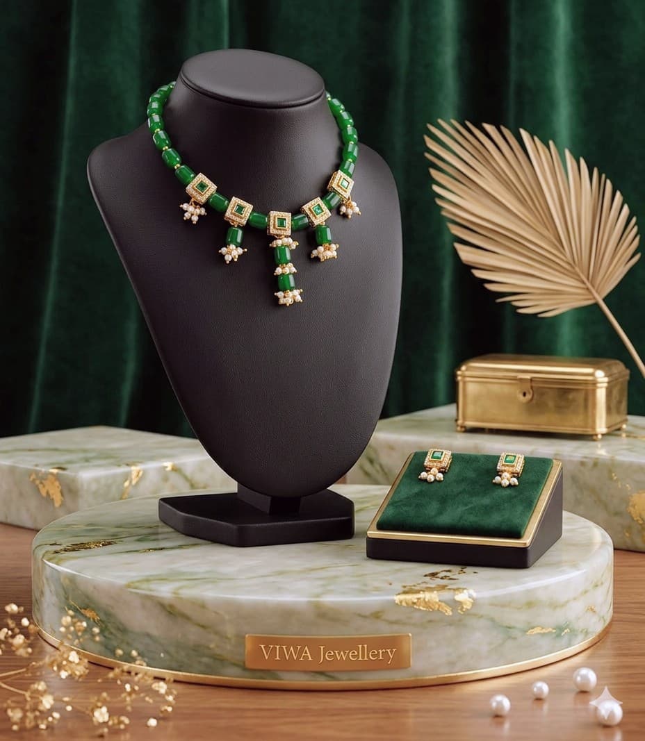 Emerald Square Set — Ranisaa Collection